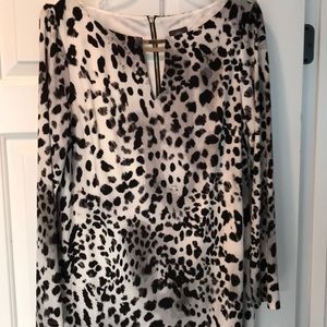 Leopard print new designer Dress never worn